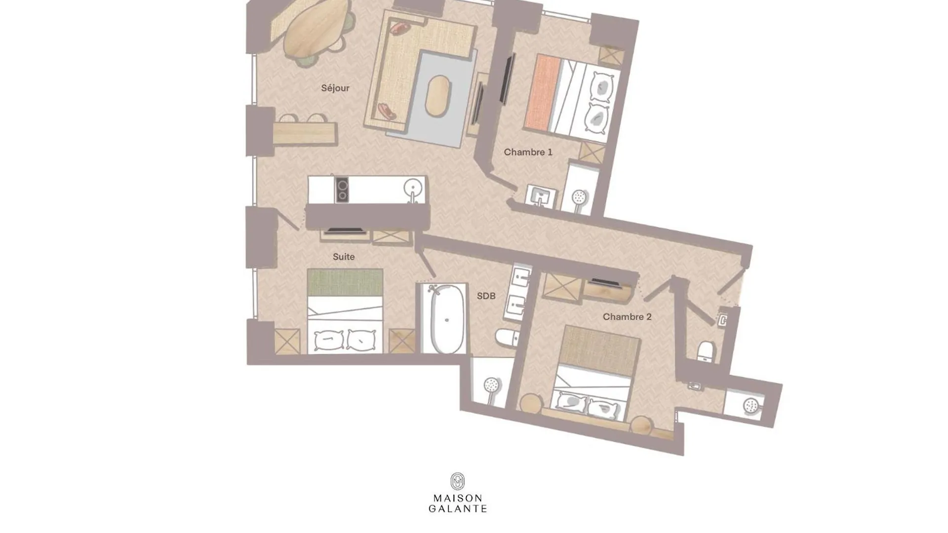 Maison Galante'S Apartments With Services In La Madeleine - Opera Paris Frankreich