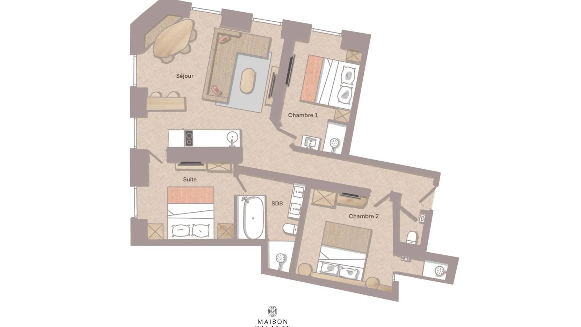 Maison Galante'S Apartments With Services In La Madeleine - Opera Paris