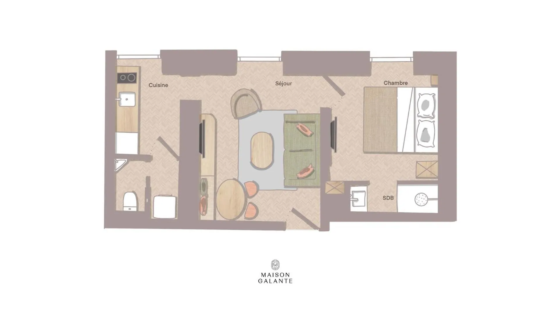 Maison Galante'S Apartments With Services In La Madeleine - Opera Paris 0*,  France